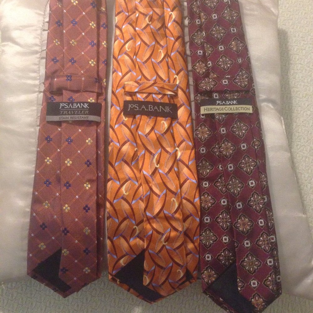 Bundle of Jos. A. Bank silk Ties